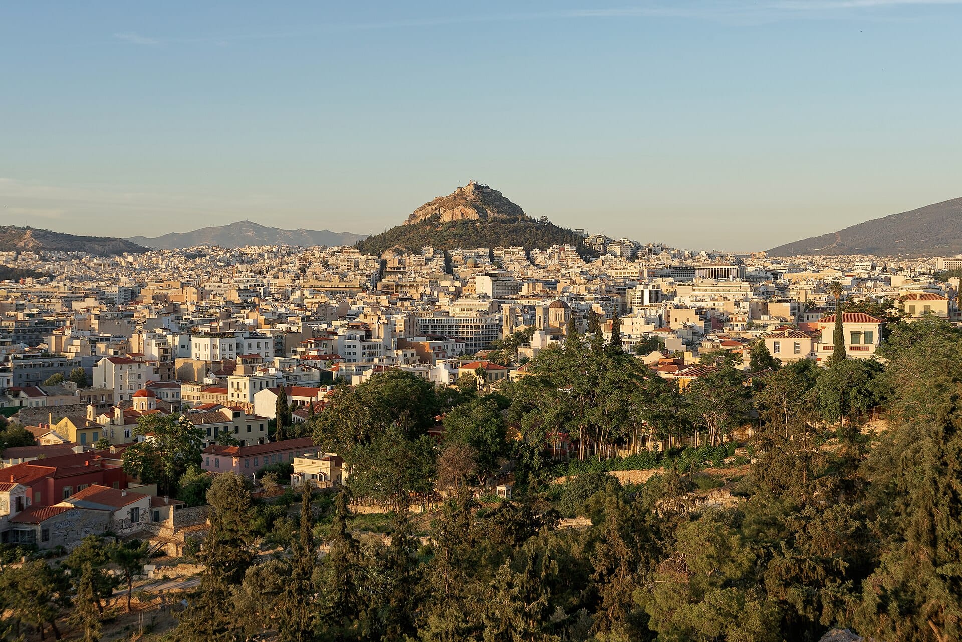 Lycabettus at sunset