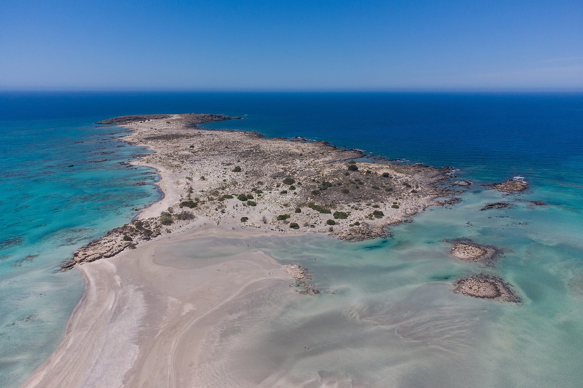 Wade to the islet