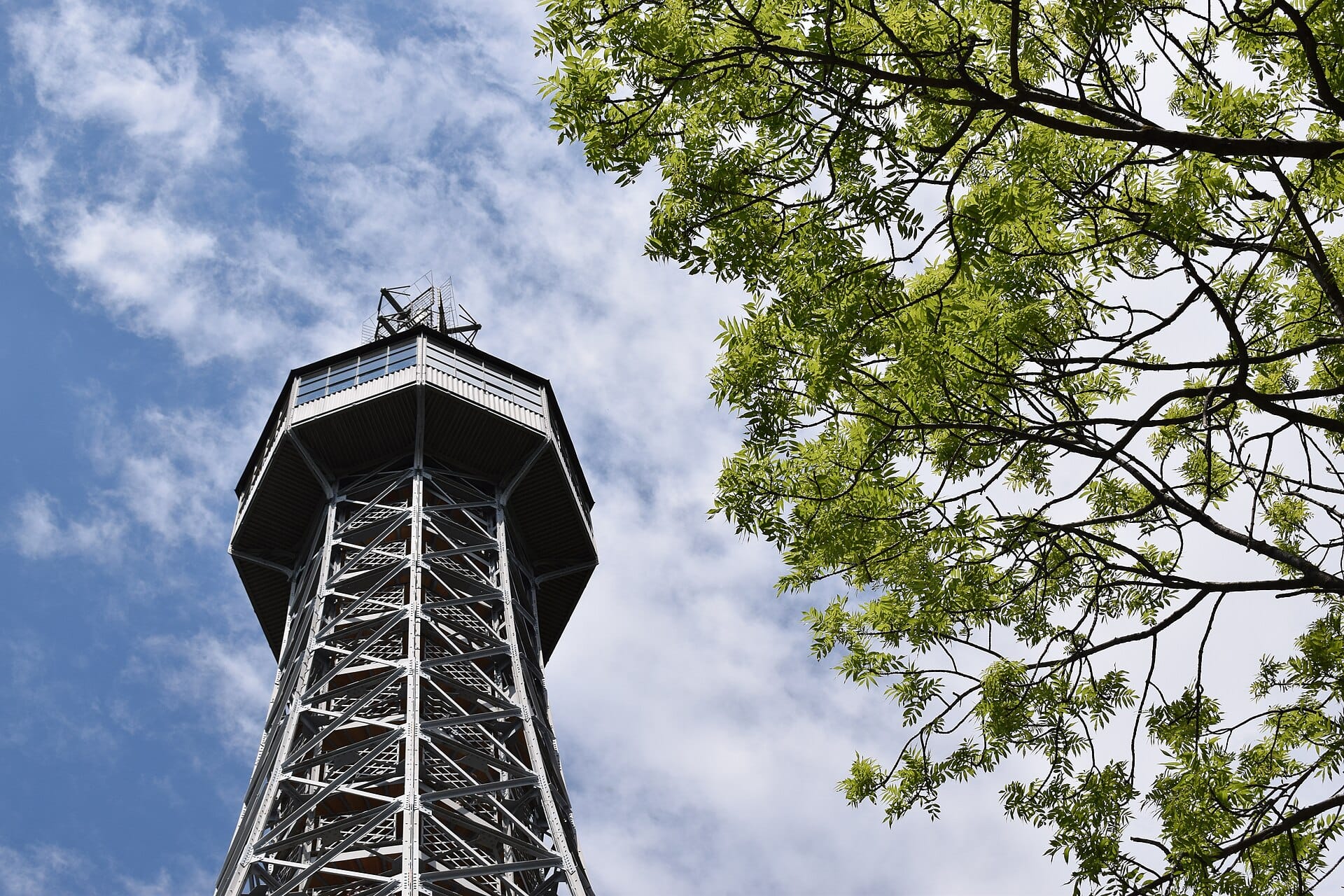 Climb Petřín hill