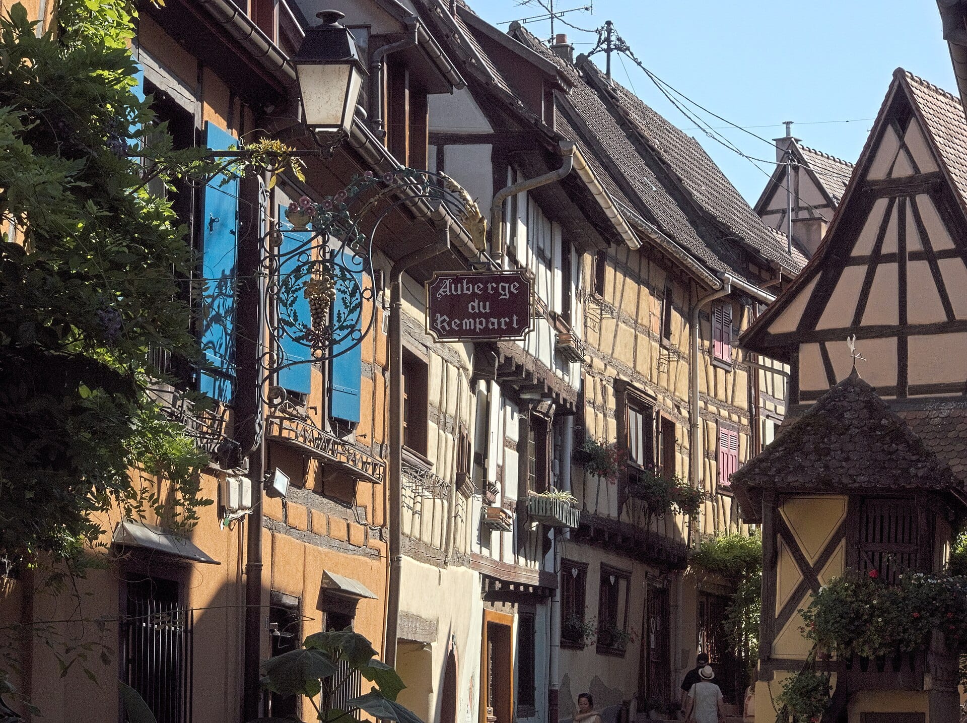 The Alsace wine route, France