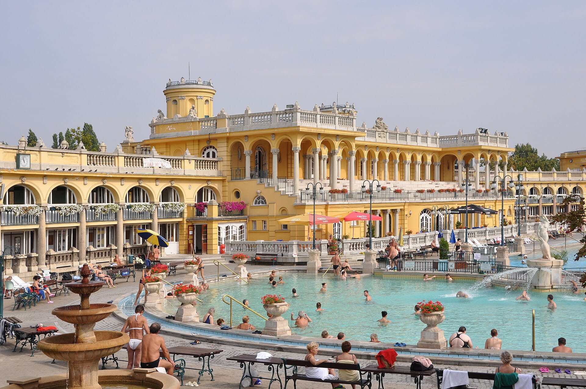 Széchenyi and Gellért baths, Budapest, Hungary